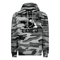 Slate Camo get out of my yard lame o the burbs quote the burbs Premium Hoodie - Craftify
