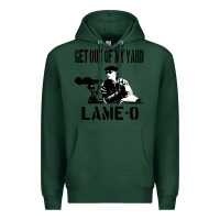 Sports Green get out of my yard lame o the burbs quote the burbs Premium Hoodie - Craftify