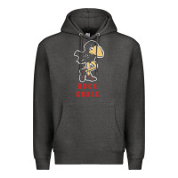 Charcoal Heather Vintage jayhawk ku Premium Hoodie - Craftify
