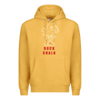 Mustard Vintage jayhawk ku Premium Hoodie - Craftify