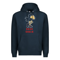 Navy Vintage jayhawk ku Premium Hoodie - Craftify
