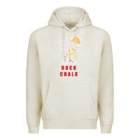 Oatmeal Heather Vintage jayhawk ku Premium Hoodie - Craftify