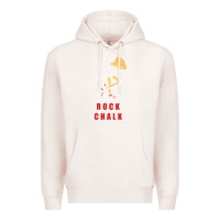 Pale Pink Vintage jayhawk ku Premium Hoodie - Craftify