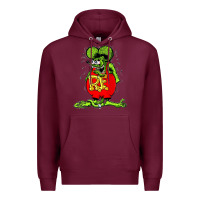 Burgundy Official Rat Fink Original Merchandise 1 Premium Hoodie - Craftify