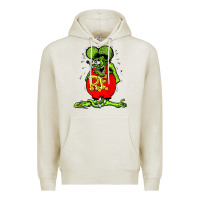 Oatmeal Heather Official Rat Fink Original Merchandise 1 Premium Hoodie - Craftify