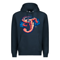 Navy jacksonville jumbo shrimp Premium Hoodie - Craftify