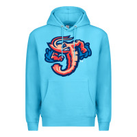 Ocean Blue jacksonville jumbo shrimp Premium Hoodie - Craftify