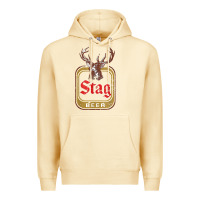 Pina Colada Vintage Stag Beer, distressed Premium Hoodie - Craftify