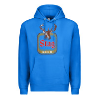 True Royal Vintage Stag Beer, distressed Premium Hoodie - Craftify