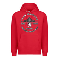 Red clan macduff scottish kilt highland games t shirt Premium Hoodie - Craftify
