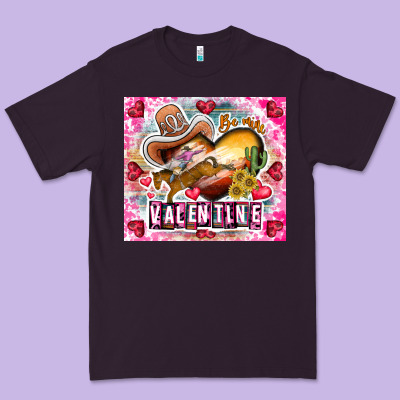 Be Mine Valentine Premium Tee Designed By Cowhidedigitalart
