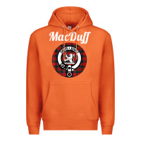 Carrot MacDuff Clan Scottish Name Coat Of Arms Tartan Premium Hoodie - Craftify