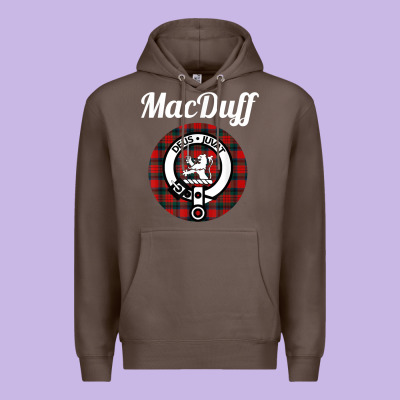 Macduff Clan Scottish Name Coat Of Arms Tartan Premium Hoodie Designed By Craftify