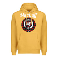 Mustard MacDuff Clan Scottish Name Coat Of Arms Tartan Premium Hoodie - Craftify