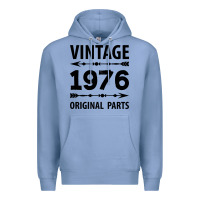 Colony Blue VINTAGE 1976 ORIGINAL PARTS Premium Hoodie - Craftify