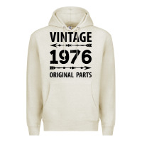 Oatmeal Heather VINTAGE 1976 ORIGINAL PARTS Premium Hoodie - Craftify