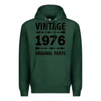 Sports Green VINTAGE 1976 ORIGINAL PARTS Premium Hoodie - Craftify
