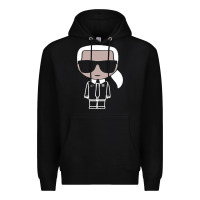 Black KARLS LAGERFELDS Premium Hoodie - Craftify