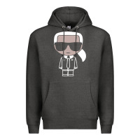 Charcoal Heather KARLS LAGERFELDS Premium Hoodie - Craftify