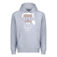 Heather Grey KARLS LAGERFELDS Premium Hoodie - Craftify