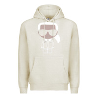 Oatmeal Heather KARLS LAGERFELDS Premium Hoodie - Craftify