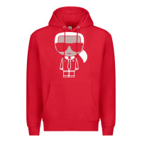 Red KARLS LAGERFELDS Premium Hoodie - Craftify
