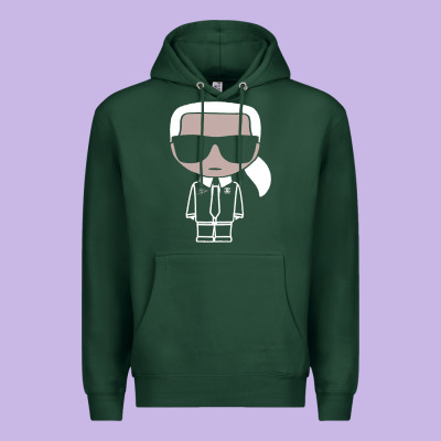 Karls Lagerfelds Premium Hoodie Designed By Craftify
