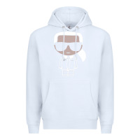 White KARLS LAGERFELDS Premium Hoodie - Craftify