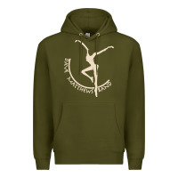Army Green dancing pose Premium Hoodie - Craftify