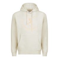 Oatmeal Heather dancing pose Premium Hoodie - Craftify