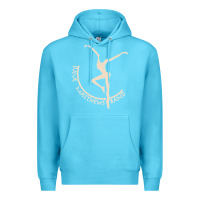 Ocean Blue dancing pose Premium Hoodie - Craftify