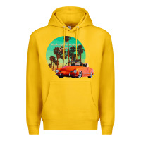 Lemon karmann ghia sunset palm love quote Premium Hoodie - Craftify