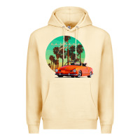 Pina Colada karmann ghia sunset palm love quote Premium Hoodie - Craftify