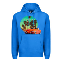 True Royal karmann ghia sunset palm love quote Premium Hoodie - Craftify