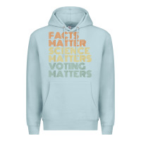 Blue Mist facts matter science matters voting matters liberal democrat t shirt c Premium Hoodie - Craftify