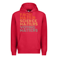 Cardinal facts matter science matters voting matters liberal democrat t shirt c Premium Hoodie - Craftify
