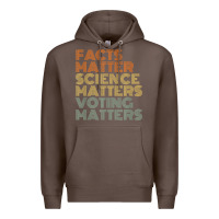 Coffee facts matter science matters voting matters liberal democrat t shirt c Premium Hoodie - Craftify
