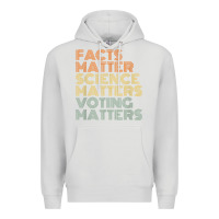 Dove Grey facts matter science matters voting matters liberal democrat t shirt c Premium Hoodie - Craftify