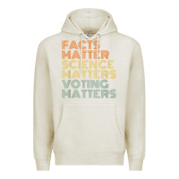 Oatmeal Heather facts matter science matters voting matters liberal democrat t shirt c Premium Hoodie - Craftify