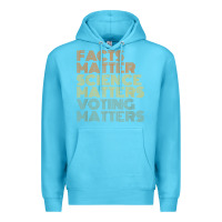 Ocean Blue facts matter science matters voting matters liberal democrat t shirt c Premium Hoodie - Craftify