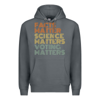Rock facts matter science matters voting matters liberal democrat t shirt c Premium Hoodie - Craftify