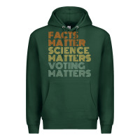 Sports Green facts matter science matters voting matters liberal democrat t shirt c Premium Hoodie - Craftify