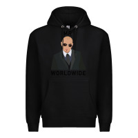 Black Pitbull Mr Worldwide Classic Premium Hoodie - Craftify