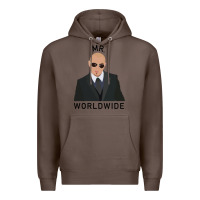 Coffee Pitbull Mr Worldwide Classic Premium Hoodie - Craftify
