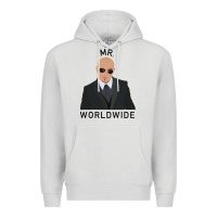 Dove Grey Pitbull Mr Worldwide Classic Premium Hoodie - Craftify