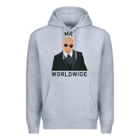 Heather Grey Pitbull Mr Worldwide Classic Premium Hoodie - Craftify