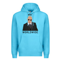 Ocean Blue Pitbull Mr Worldwide Classic Premium Hoodie - Craftify