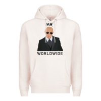 Pale Pink Pitbull Mr Worldwide Classic Premium Hoodie - Craftify
