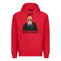 Red Pitbull Mr Worldwide Classic Premium Hoodie - Craftify