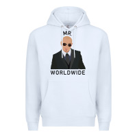 White Pitbull Mr Worldwide Classic Premium Hoodie - Craftify